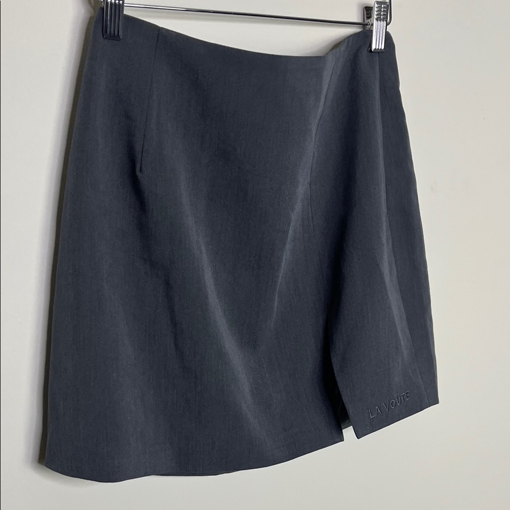 Charcoal Mini Skirt